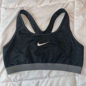 Nike Sports Bra - Dark Gray - Size Large